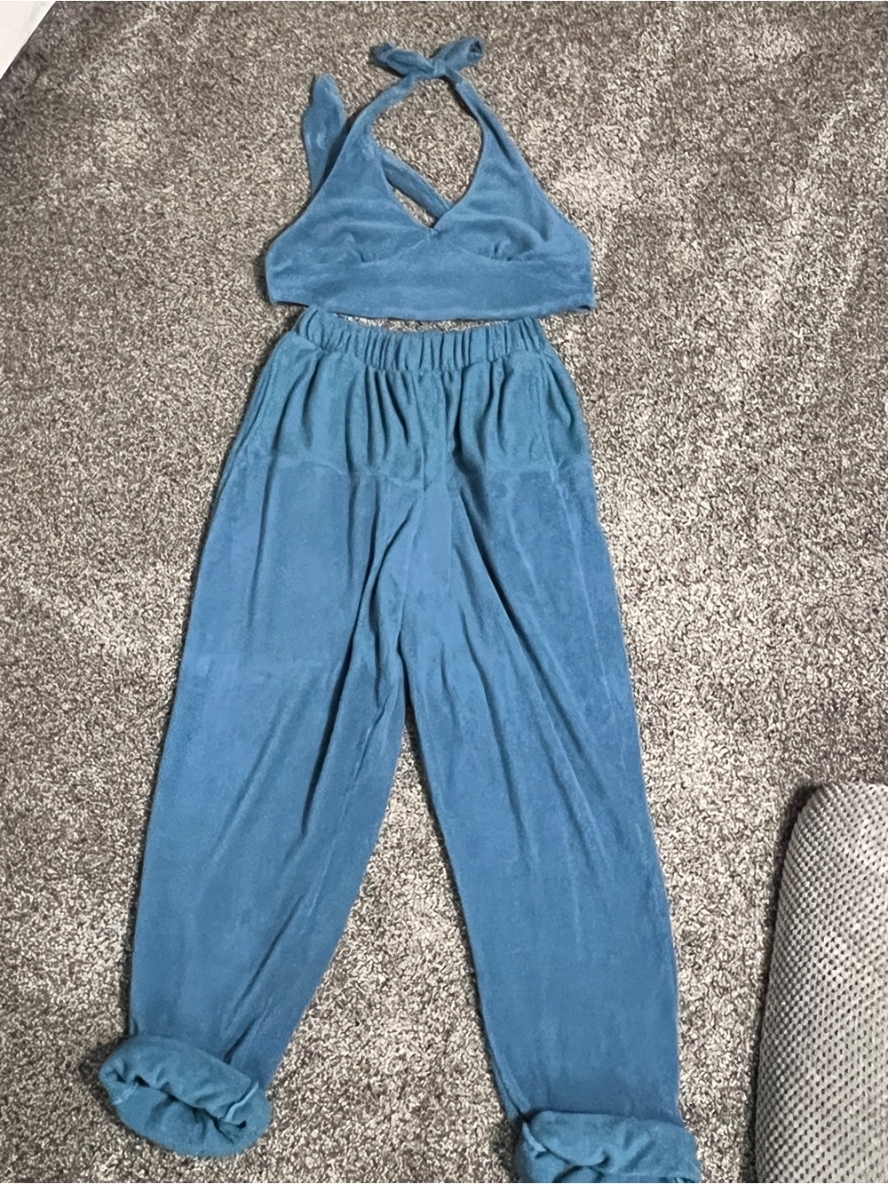 Free people beach halter set